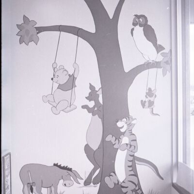 Winnie the Pooh wall painting, 1979: Frame 9a