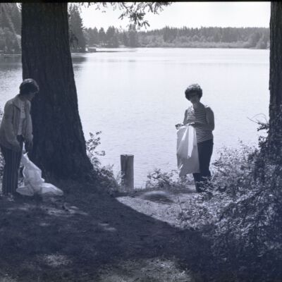 Olympia Junior Women's Litter Pick-Up, 1973: Frame 9