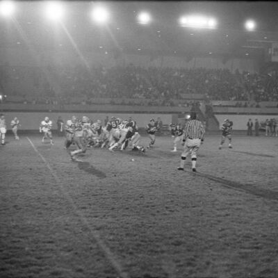 Timberline High School v. Captial High School football game, 1977: Frame 36A