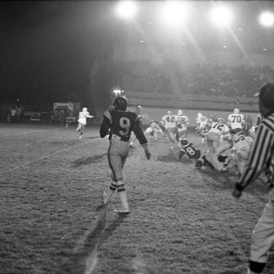 Timberline High School v. Captial High School football game, 1977: Frame 5A