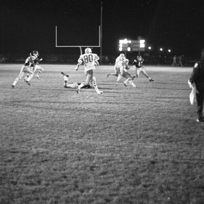 Timberline High School v. Captial High School football game, 1977: Frame 26B
