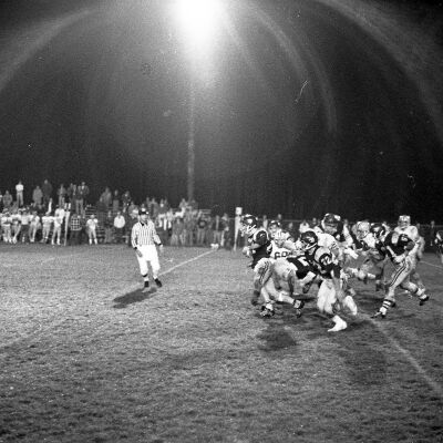 Timberline High School v. Captial High School football game, 1977: Frame 31B