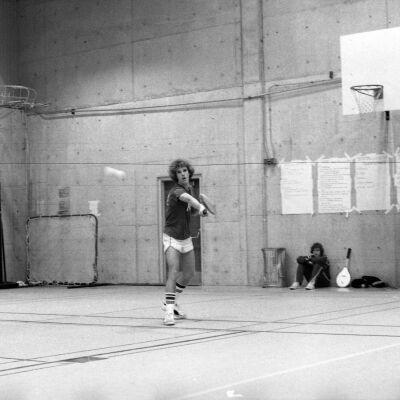 Unidentified tennis player, March 26, 1975: Frame 13