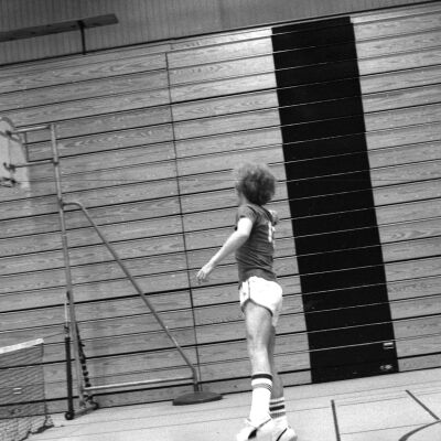 Unidentified tennis player, March 26, 1975: Frame 15