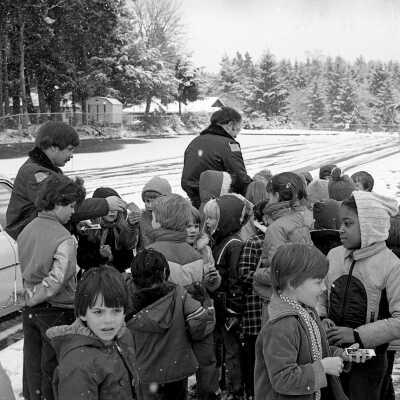 Tom Nelson and Dave Johnson at Lacey Elementary, Unknown Date: Frame 8