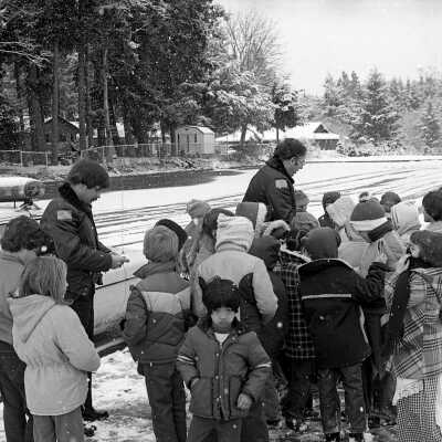 Tom Nelson and Dave Johnson at Lacey Elementary, Unknown Date: Frame 9
