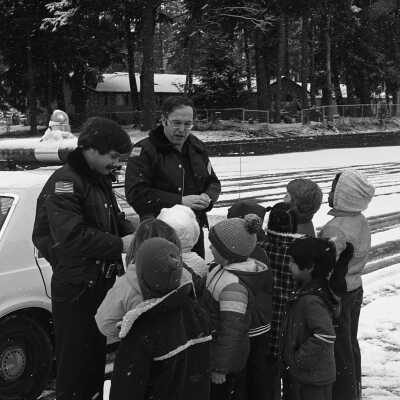 Tom Nelson and Dave Johnson at Lacey Elementary, Unknown Date: Frame 42
