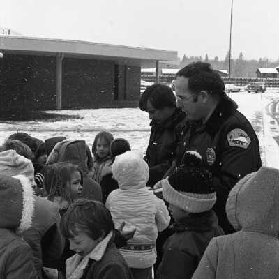 Tom Nelson and Dave Johnson at Lacey Elementary, Unknown Date: Frame 43