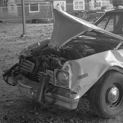 LPD Wrecked Car