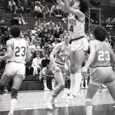 Saint Martin's vs. Lewis-Clark State College, Men's Basketball, 1981: Frame 33a