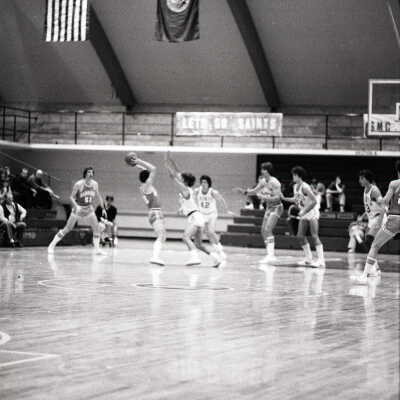 Saint Martin's vs. Lewis-Clark State College, Men's Basketball, 1981: Frame 16a