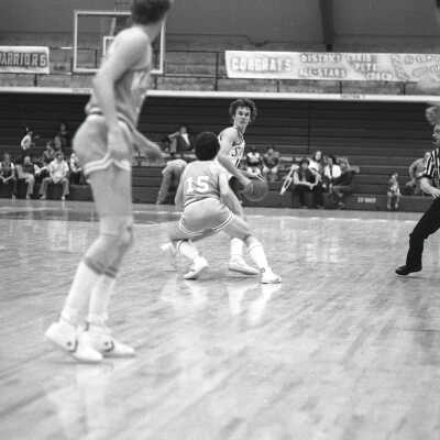 Saint Martin's vs. Lewis-Clark State College, Men's Basketball, 1981: Frame 21a