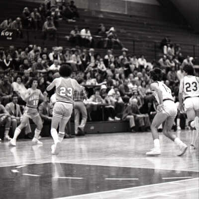 Saint Martin's vs. Lewis-Clark State College, Men's Basketball, 1981: Frame 22a