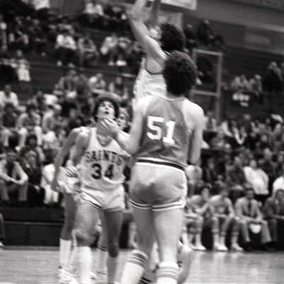 Saint Martin's vs. Lewis-Clark State College, Men's Basketball, 1981: Frame 24a