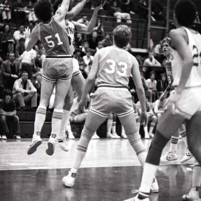 Saint Martin's vs. Lewis-Clark State College, Men's Basketball, 1981: Frame 25a