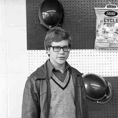 Unidentified man, Olympia Mo Ped, Date unknown: Frame 19