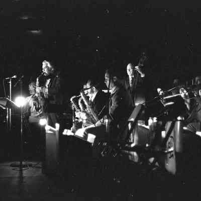 Johnny Lewis and Unidentified musicians, MAD Festival, Marcus Pavilion, St. Martin's University, 1976: Frame 12c