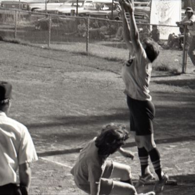 Captain Coyotes women's slowpitch game, 1975: Frame 12