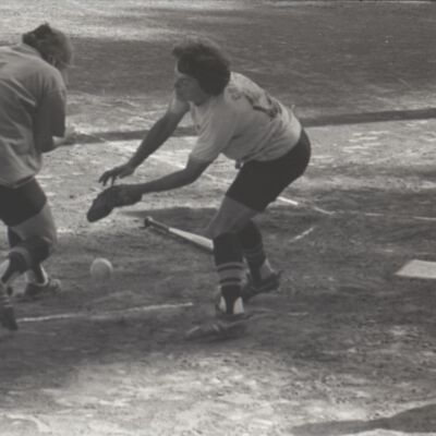 Captain Coyotes women's slowpitch game, 1975: Frame 13