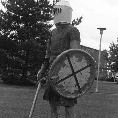 5th Century combatants, Heritage Park, Olympia WA, Date unknown: Frame 17