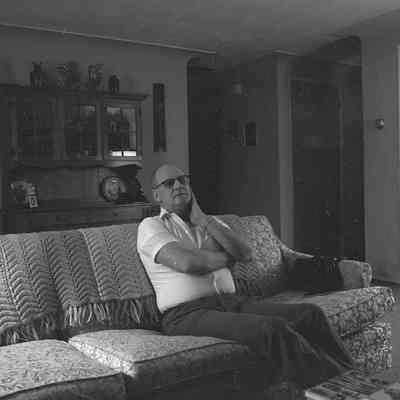 Mayor Schiendelman at home circa 1973