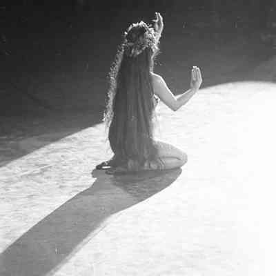 Unidentified hula dancer, MAD Festival, Date unknown: Frame 42k