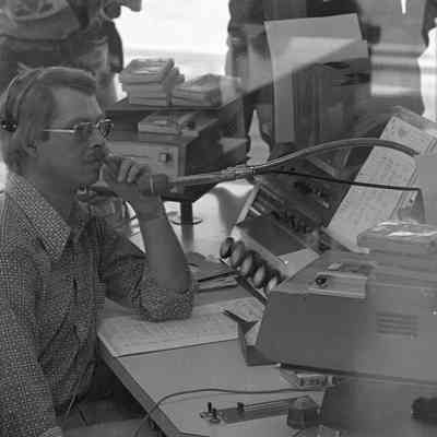 P. J. Kirkland, Radio Studio, Date unknown: Frame 27b