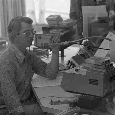 P. J. Kirkland, Radio Studio, Date unknown: Frame 28b