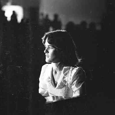 Unidentified pianist, MAD Festival, Marcus Pavilion, St. Martin's University, 1976: Frame 22d