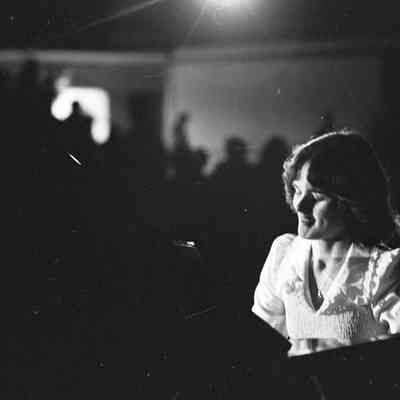 Unidentified pianist, MAD Festival, Marcus Pavilion, St. Martin's University, 1976: Frame 23d