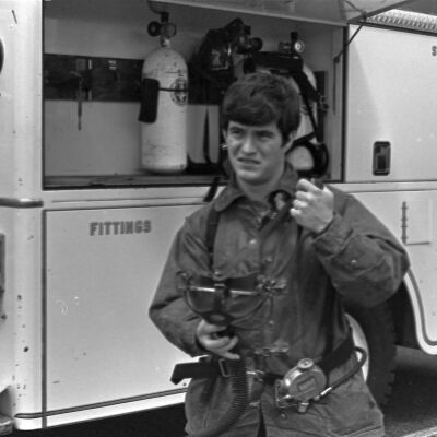 Unidentified firefighter, Date unknown: Frame 44b