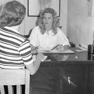 Sheryl Blix and Unidentified man, Date unknown: Frame 25
