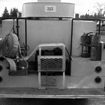Fire Dept. truck, Date unknown: Frame 23a
