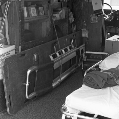 Ambulance interior, Date unknown: Frame 29a