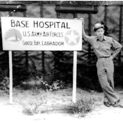 Dr. William Ehlers at CFB Goose Bay, 1946