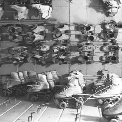 Roller-skates, Skateland, Lacey, Washington, Date unknown: Frame 25b
