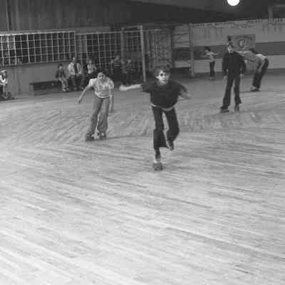 Unidentified people, Skateland, Lacey, Washington, Date unknown: Frame 27b