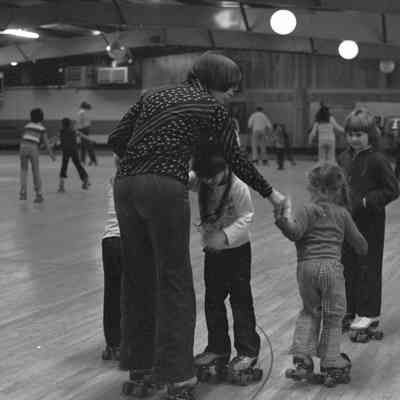 Unidentified people, Skateland, Lacey, Washington, Date unknown: Frame 8b