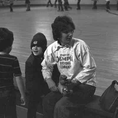 Unidentified people, Skateland, Lacey, Washington, Date unknown: Frame 14b