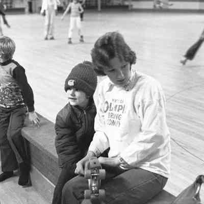 Unidentified people, Skateland, Lacey, Washington, Date unknown: Frame 15b