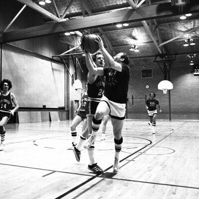 Tru-Truss v. Coast-to Coast men's basketball game, 1977: Frame 40b