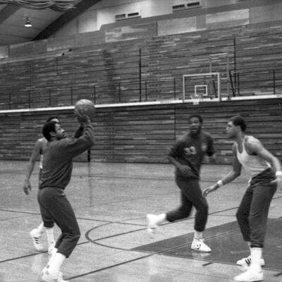 Seattle Supersonics at Capital Pavilion, St. Martin's University, Date unknown: Frame 42b