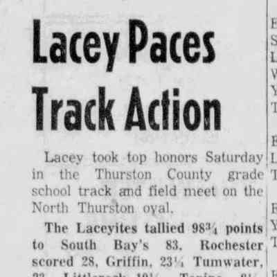 Trophy, 1959 Track Meet