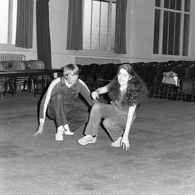 Unidentified actors, "Woley and the Hairy Man," Capitol Contemp. Theatre, Date unknown: Frame 3