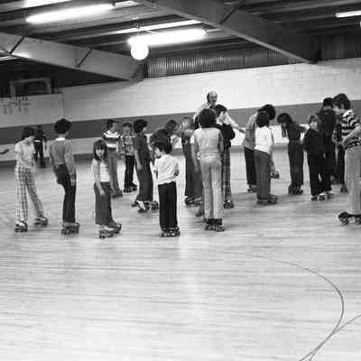 Unidentified people, Skateland, Lacey, Washington, Date unknown: Frame 26b