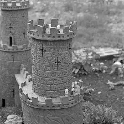 Lorenna Tindel's ceramic castle, Date unknown: Frame 28