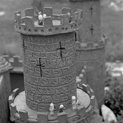 Lorenna Tindel's ceramic castle, Date unknown: Frame 29