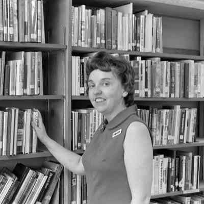 Mary Russell poses for the Lacey Leader