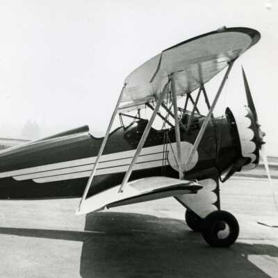 Waco F-2 Airplane, Olympia Airport, 1938