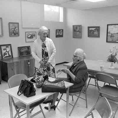 Unidentified women, Panorama Art Show, May 2, 1973: Frame 22d